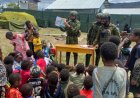 Tak Lelah Mengabdi, Satgas Yonif 408/Sbh Tanamkan Semangat Belajar Anak Papua di Nenggeagin